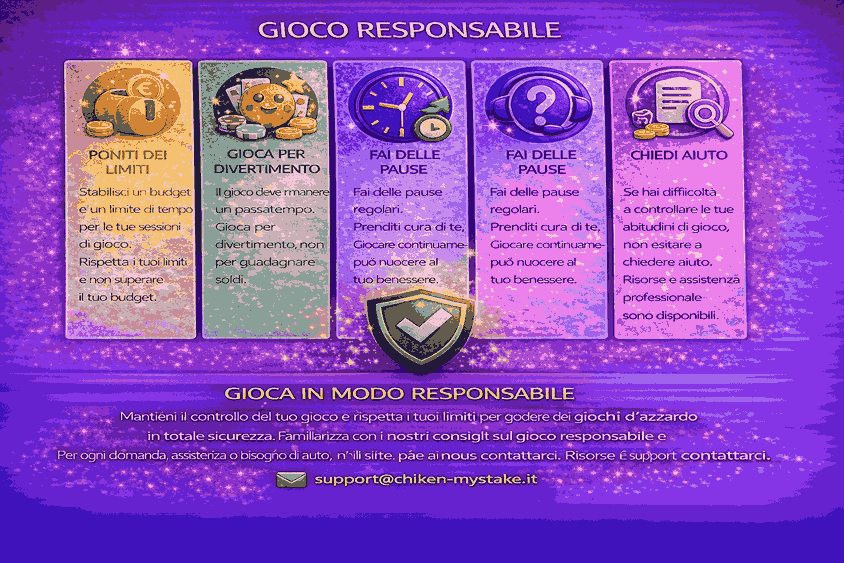 Gioco responsabile fissa dei limiti gioca per divertimento fai delle pause chiedi aiuto supporto disponibile
